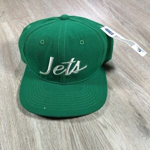 VTG Sports Specialties New York Jets‎ Snapback Hat NFL 100% Wool Green Cap